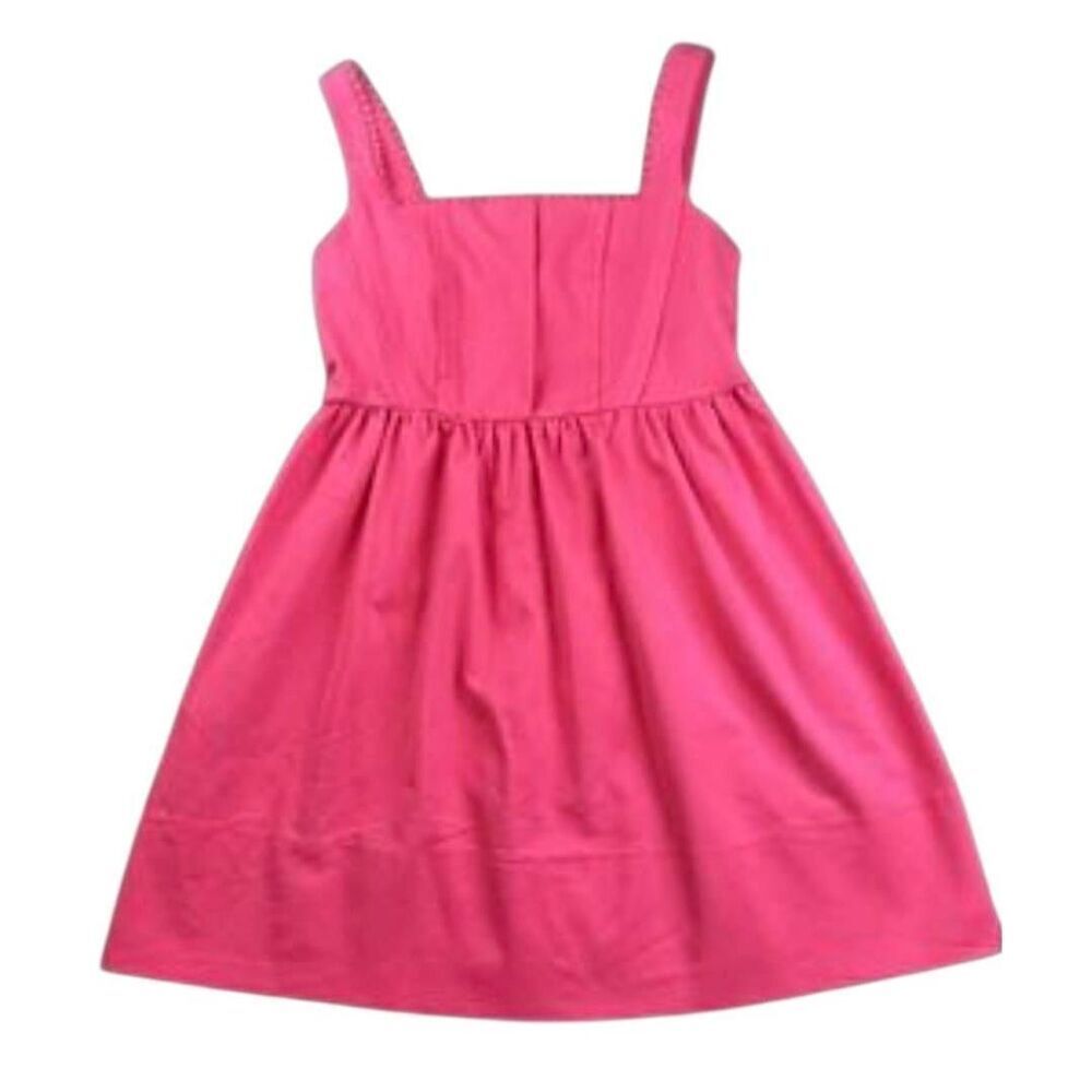 Bohme Women's Hot Pink Cotton/Poly/Spandex Sleeveless Mini Sundress NWT